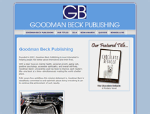 Tablet Screenshot of goodmanbeck.com